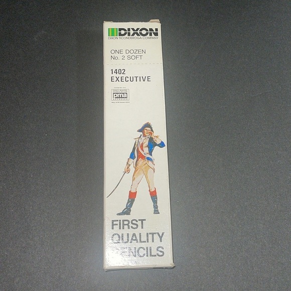 Vintage Dixon one dozen no 2 soft pencils 1402 executive - Picture 2 of 10